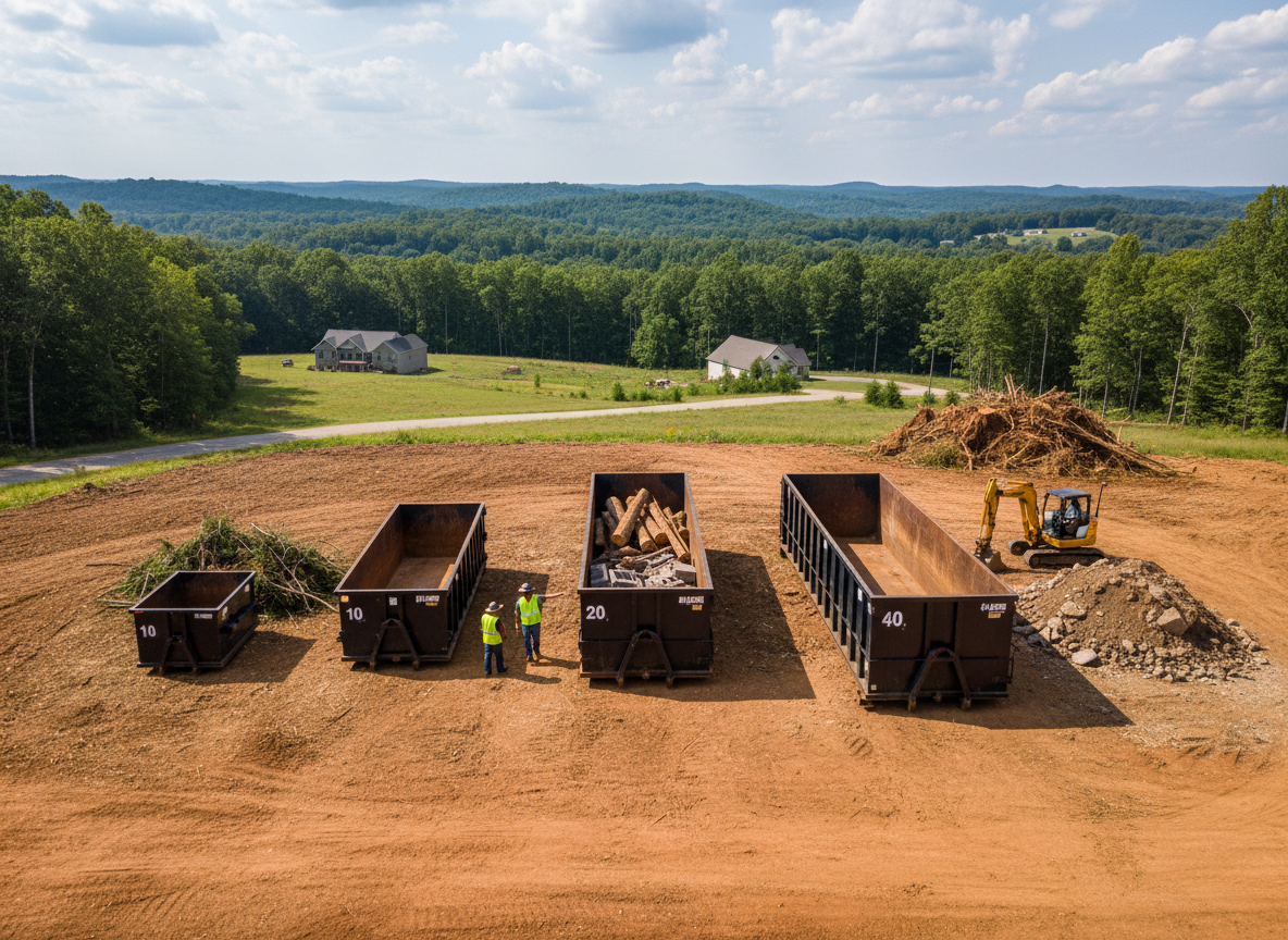 Rolloff Dumpster Rental Sizing Guide for Joelton Land Clearing Projects