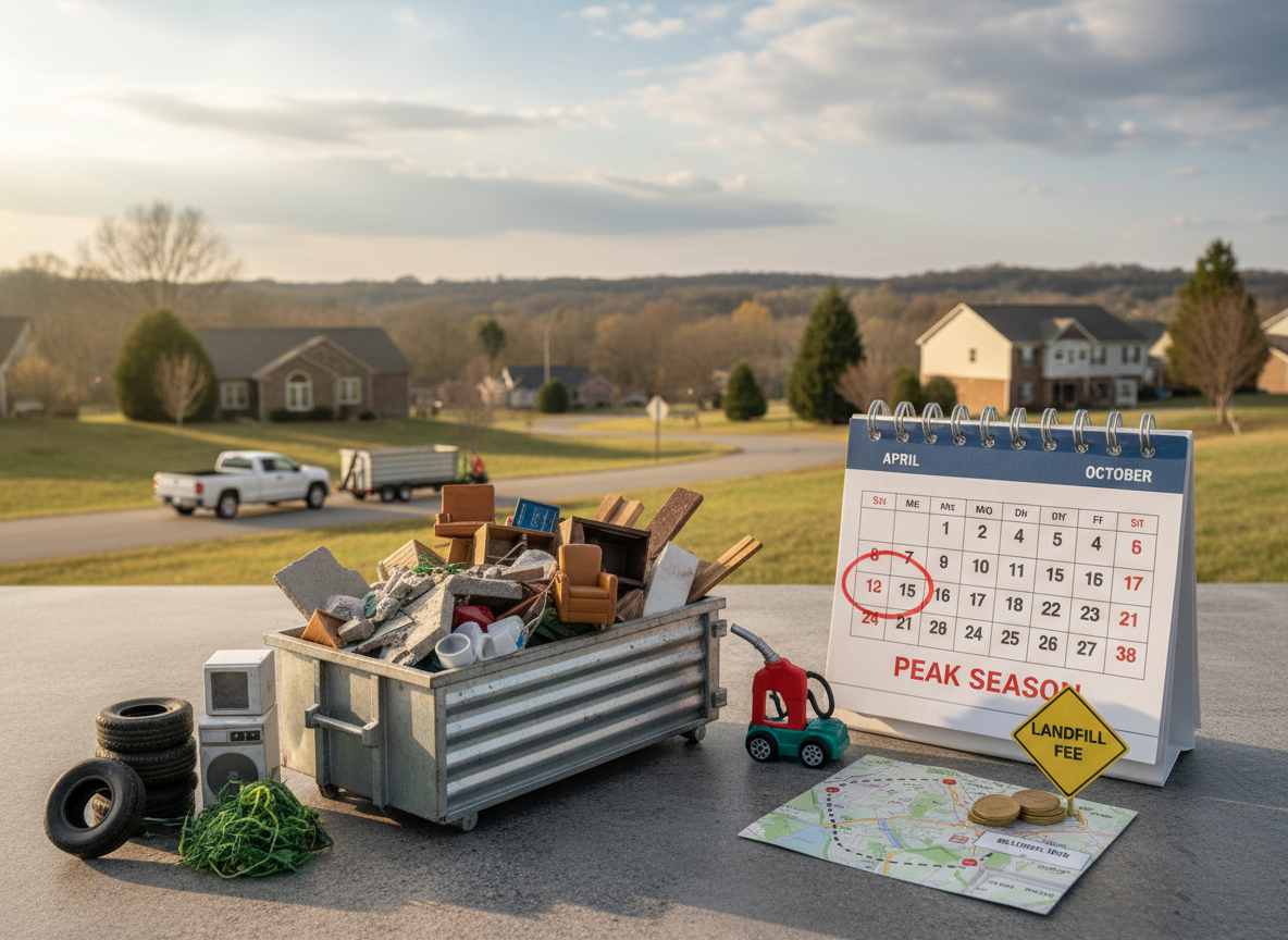 What Affects Rolloff Dumpster Rental Prices in Joelton TN